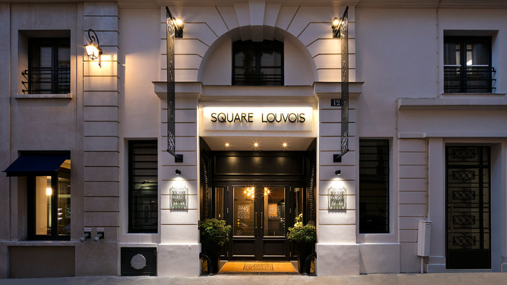 Hotel Square Louvois - Facade nuit